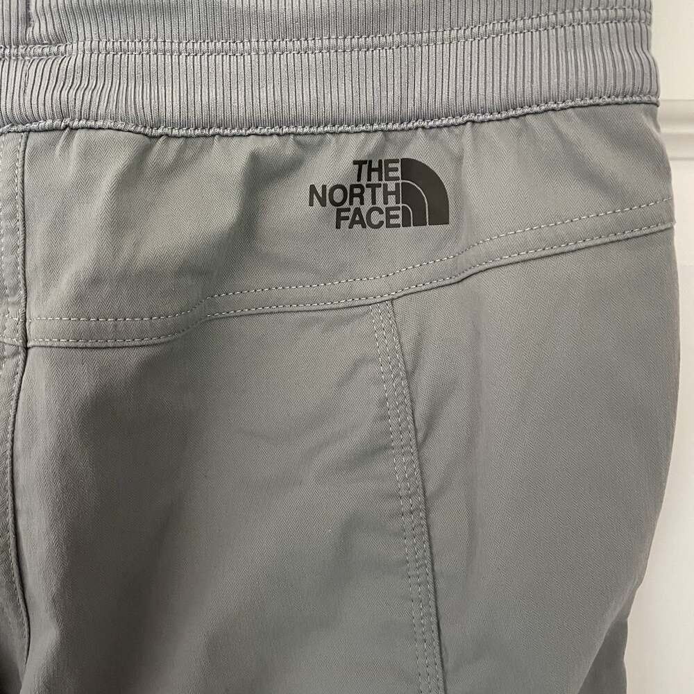 North Face Aphrodite Womens XS Gray Hiking Pants Drawstring Lightweight Pockets